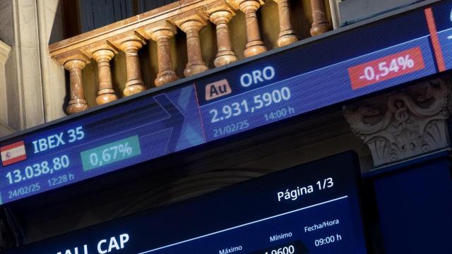 Cotización del oro del pasado 22 de febrero. El metal precioso se encoentraba bajo los 3.000 dólares.