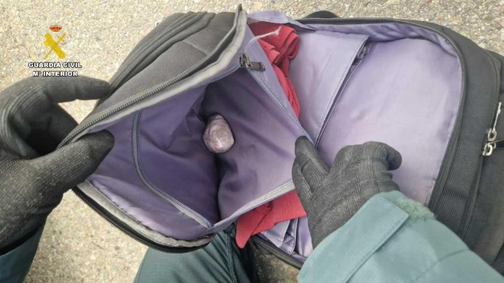 Droga que llevaba el hombre detenido en Cervera de Pisuerga