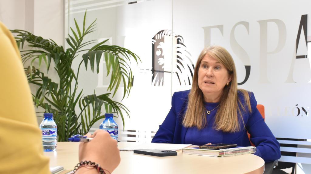 La directora de FaCyL, Ana Núñez, durante una entrevista a El Español de Castilla y León