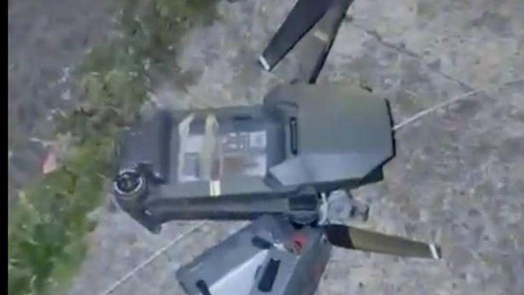 Dron utilizado el pasado domingo en Dublín
