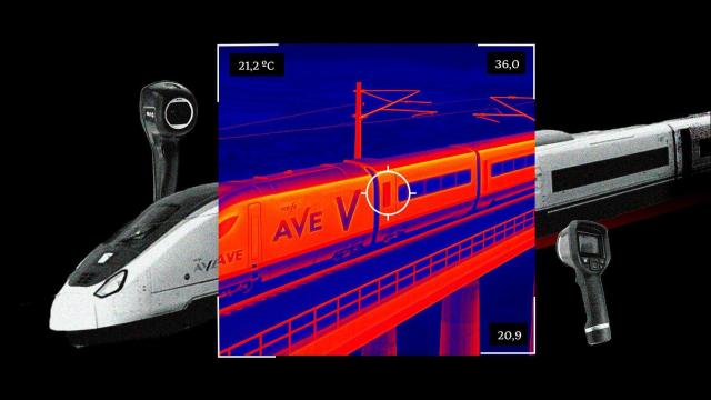 Transportes estudia vigilar el AVE con cámaras térmicas con 14 km de alcance o con IA como en el tren de La Meca