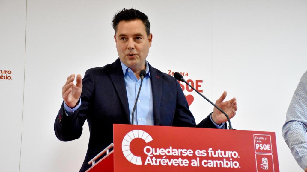 El secretario de Organización del PSOE  de Castilla y León, Daniel de la Rosa