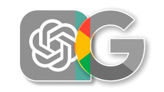 Fotomontaje inspirado en Google y ChatGPT