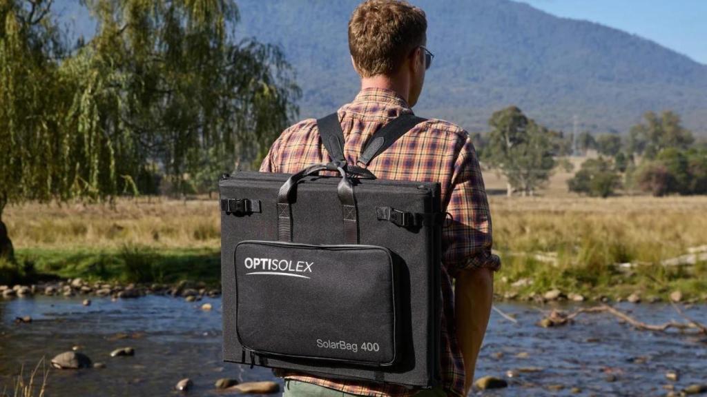 Paneles solares plegables y portátiles de OptiSolex
