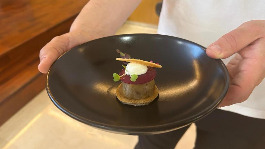 La tapa Enigma del lechazo y Pisuerga que se ha llevado el galardón