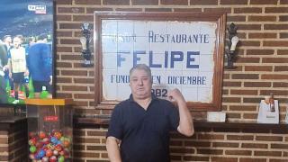 Félix en el Mesón Felipe de Matapozuelos.