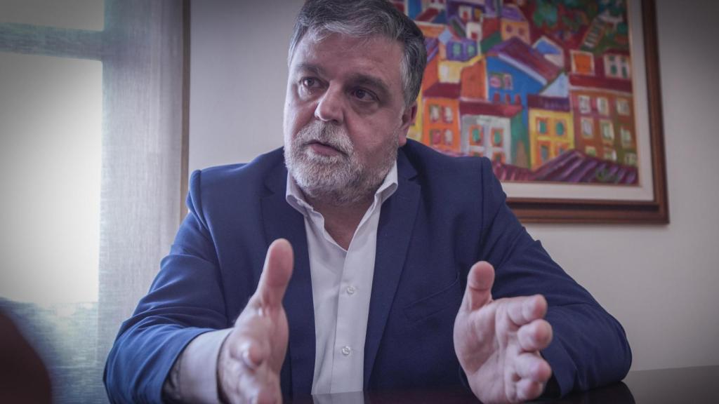 El alcalde de Villena, Fulgencio Cerdán, durante la entrevista con EL ESPAÑOL.