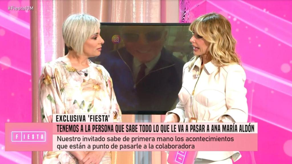 Ana María Aldón y Emma García en 'Fiesta'.