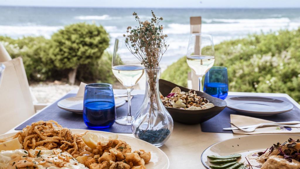 Las vistas desde una de las mesas.