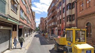 Calle Rizarzuela de Palencia donde se ha producido la agresión.