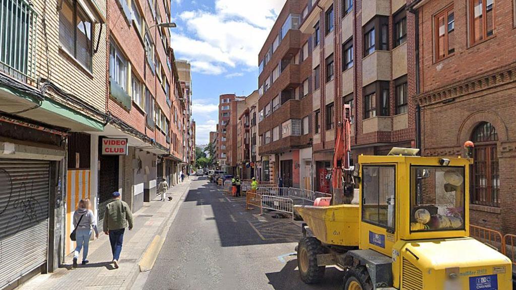 Calle Rizarzuela de Palencia donde se ha producido la agresión.