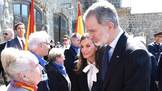 Los reyes, Felipe VI y Letizia, en el 80º aniversario de la liberación del campo de concentración de exterminio nazi Mauthausen