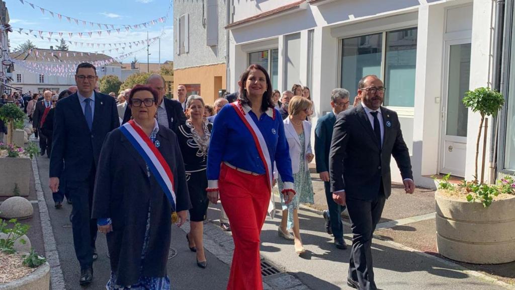La delegación del Ayuntamiento de Tordesillas en tierras francesas
