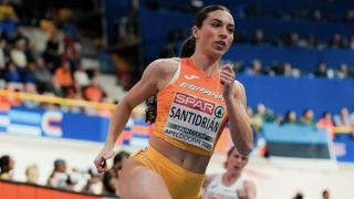 La atleta burgalesa Eva Santidrián