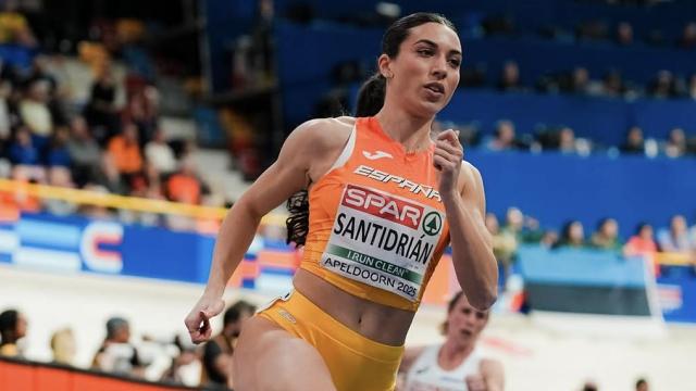 La atleta burgalesa Eva Santidrián