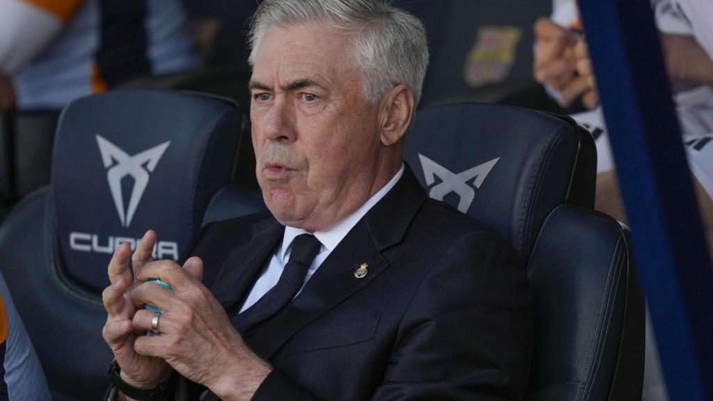 El entrenador del Real Madrid, Carlo Ancelotti.