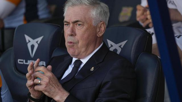 El entrenador del Real Madrid, Carlo Ancelotti.
