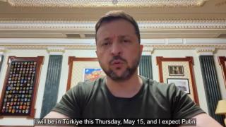 El presidente de Ucrania, Volodímir Zelensky, en un comunicado publicado en X este domingo.