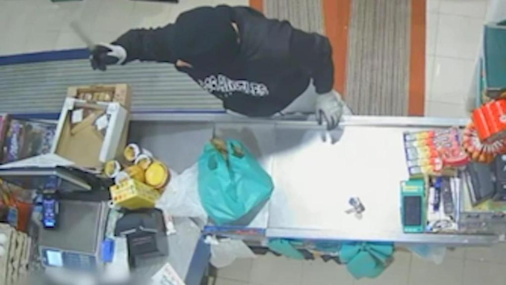 Uno de los atracadores detenidos en Espartinas (Sevilla).