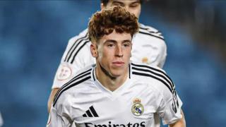 Víctor Muñoz, en un partido con el Real Madrid Castilla