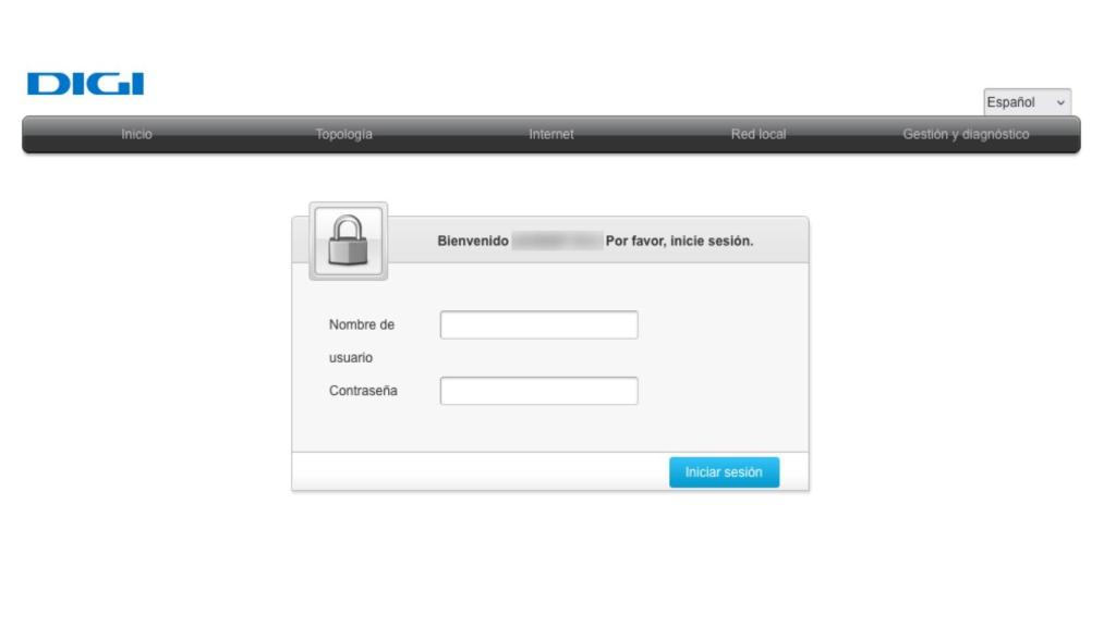 Acceso a router de DIGI
