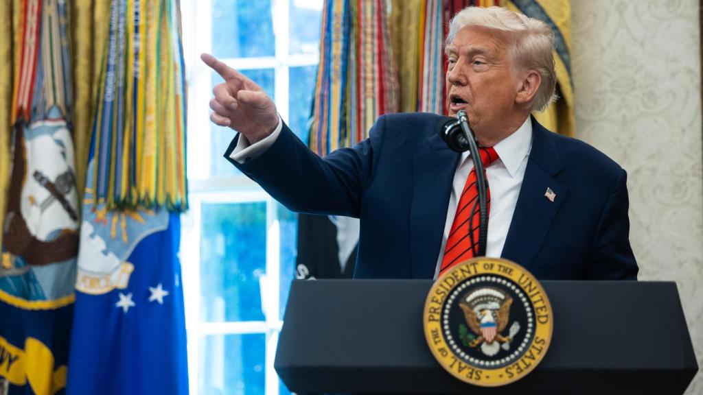 Donald Trump en la Casa Blanca.