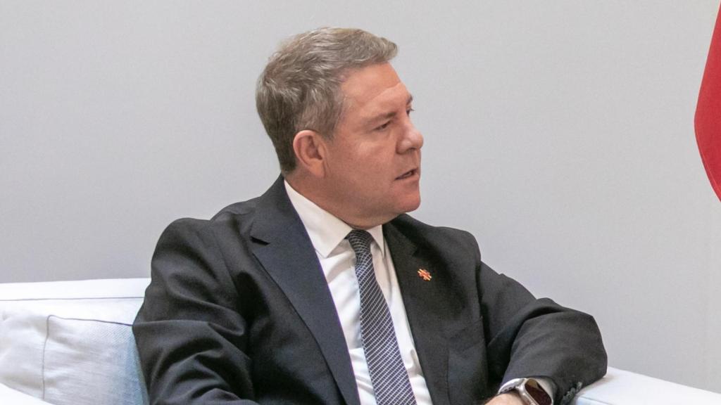 Page y Sánchez durante un encuentro en la Moncloa en octubre de 2024. Foto: JCCM.