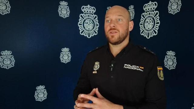 El portavoz de la Policía Nacional en Zaragoza.