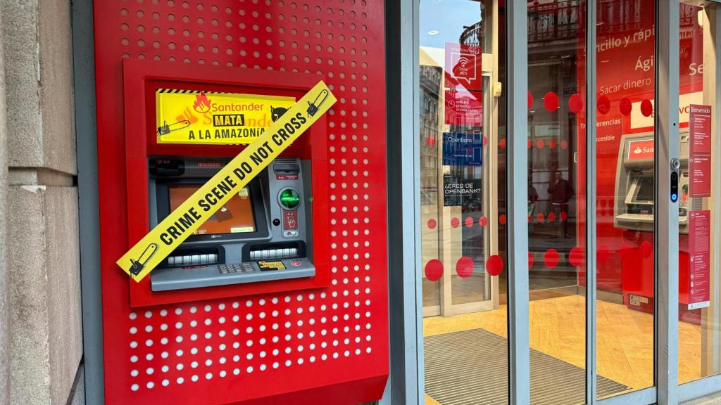 Cajero precintado en un barrio de Valladolid
