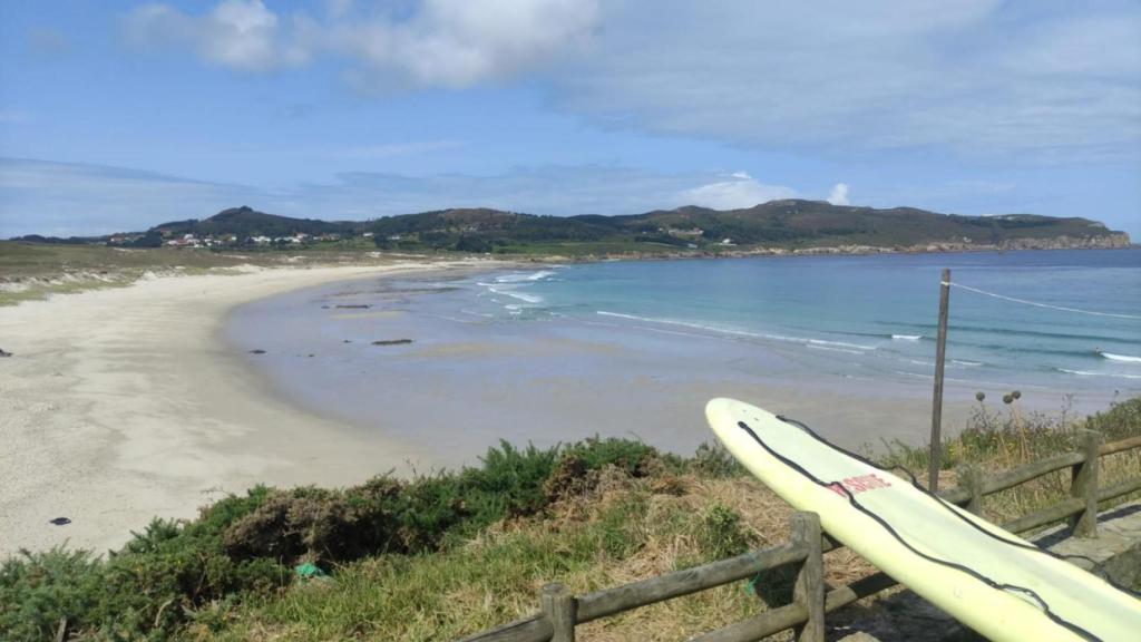 Puesto de socorrismo en una playa de Ferrol en A Coruña