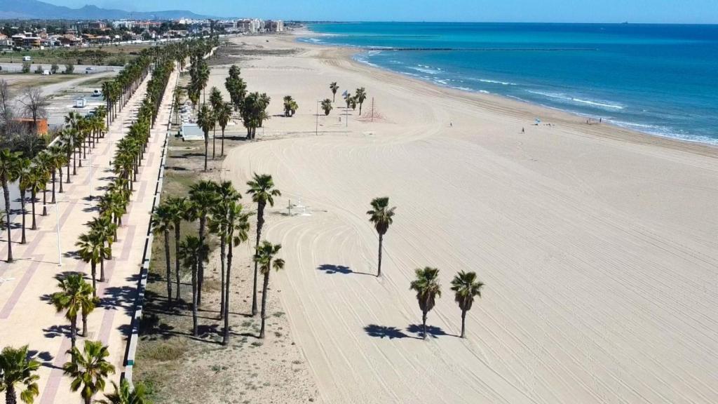 Playa del Grao de Burriana (Castellón), con Bandera Azul este 2025. EE