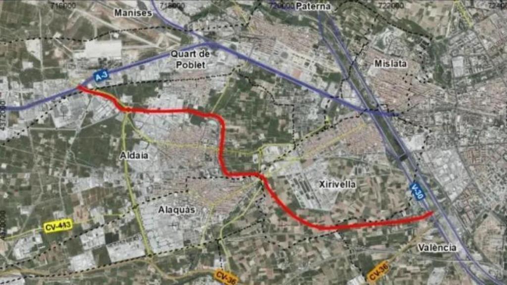 El proyecto de desvío del barranco de la Saleta. EE