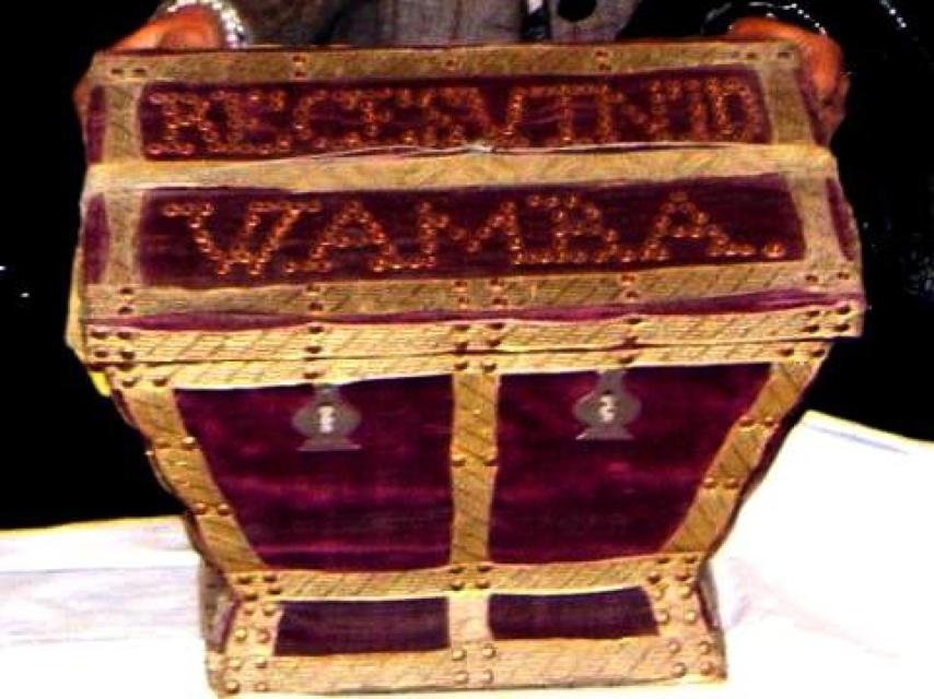 Arqueta donde se encuentran los restos de los reyes visigodos Recesvinto y Wamba.