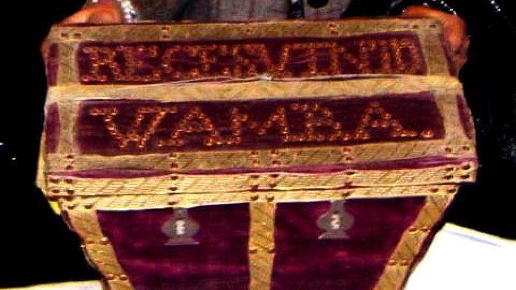 Arqueta donde se encuentran los restos de los reyes visigodos Recesvinto y Wamba.