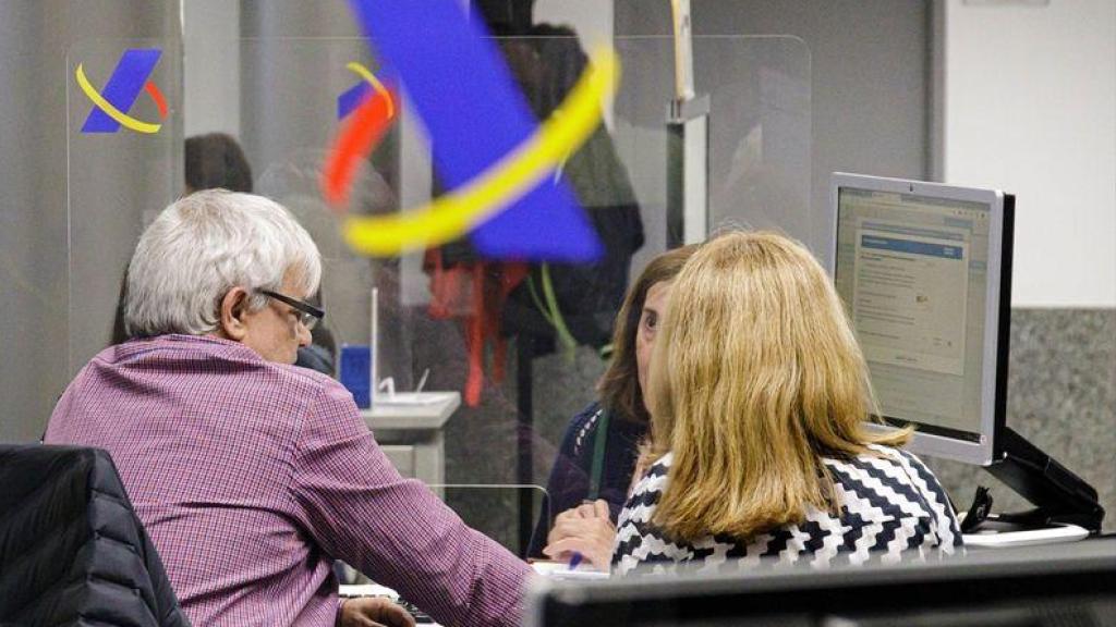 Una oficina de la Agencia Tributaria.
