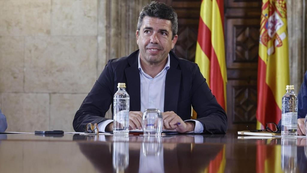 Carlos Mazón, este lunes en el Palau de la Generalitat. Rober Solsona / Europa Press