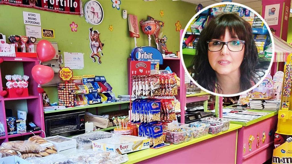 Olga y su quiosco en Portillo
