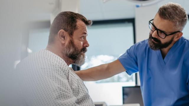 Un paciente del estudio.