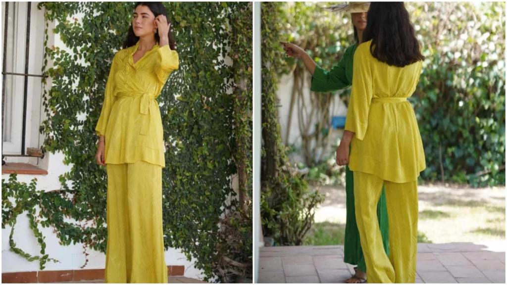 Traje de dos piezas de Mariquita Trasquila