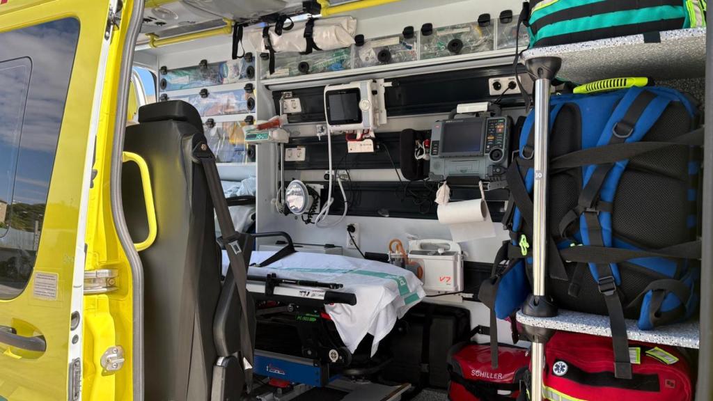 Una ambulancia de Soporte Vital Avanzado (UME)