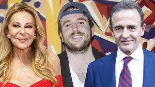 Álex Lequio junto a sus padres, en un montaje de JALEOS.