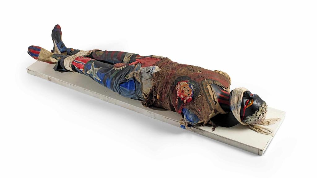 Lluís Güell: 'Negro herido de bala', 1965. Foto: MNAC