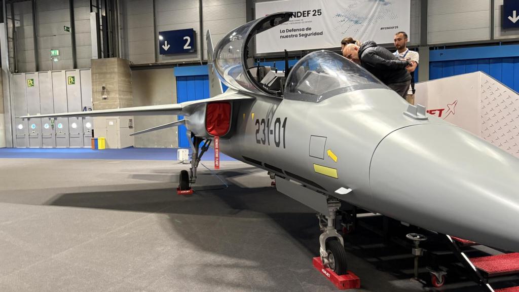 Detalle del morro del Hürjet en FEINDEF