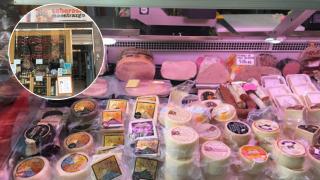 Productos y exterior de la tienda.