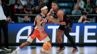 Brandon Taylor en su último partido ante Surne Bilbao Basket.