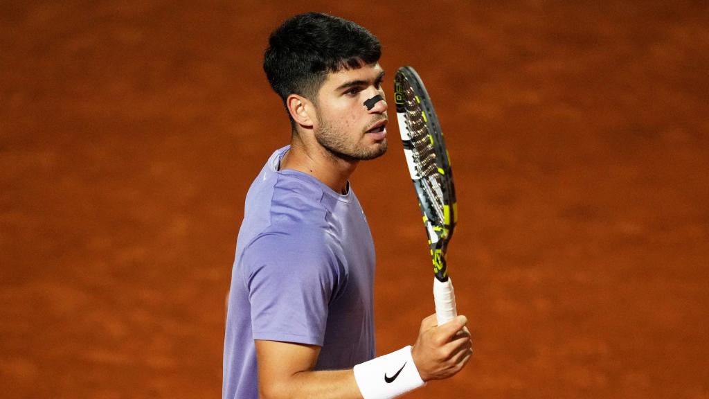 Carlos Alcaraz, durante el Masters 1.000 de Roma