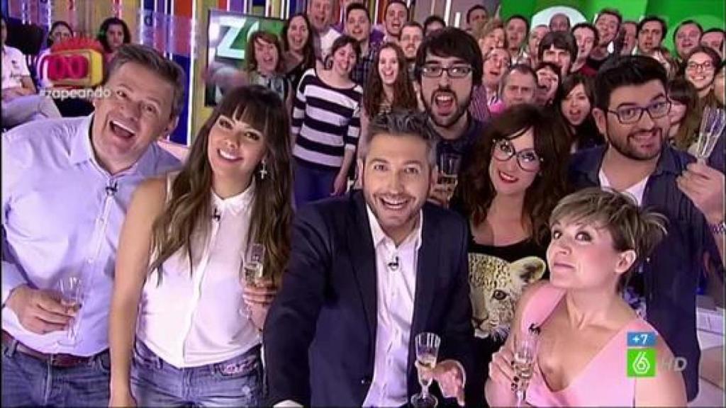 'Zapeando', con Frank Blanco, en la celebración de sus 100 primeras emisiones.