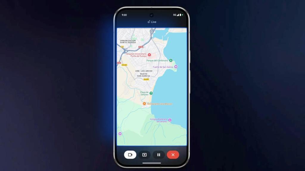 Gemini Live en Google Maps