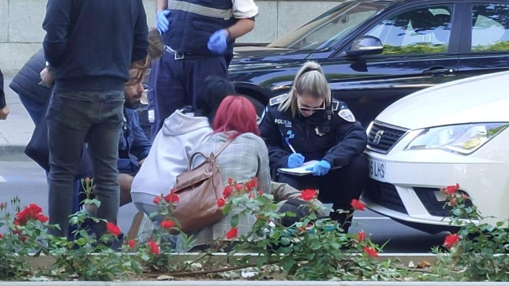 Atropello en la Avenida de la Reconquista de Toledo.