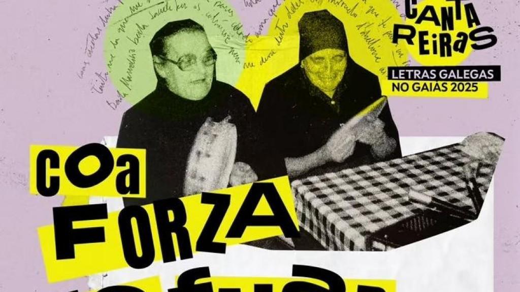 Cartel de las jornadas 'Coa forza no falar'.